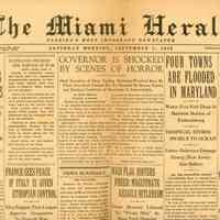 The Miami Herald 1935 Hurricane Coverage