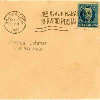 First Air Postal Service Trip Stamp