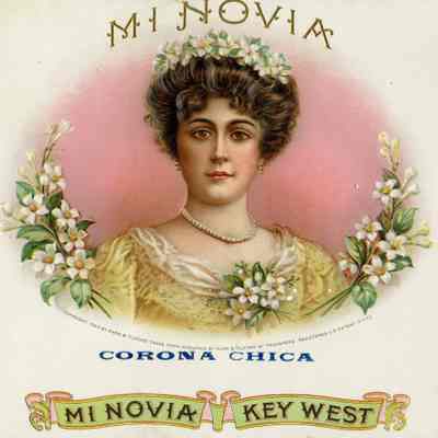 Mi Novia Key West Cigar Label