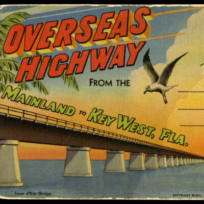 Overseas Highway from the Mainland to Key West, Fla.