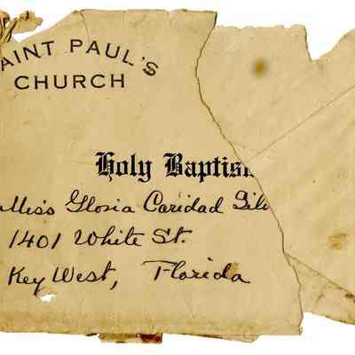 Holy Baptism Book Envelope