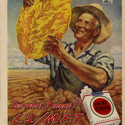 Lucky Strike Cigarette Advertisement