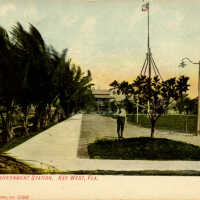 U.S.A. Post, Government Station, Key West, Fla.