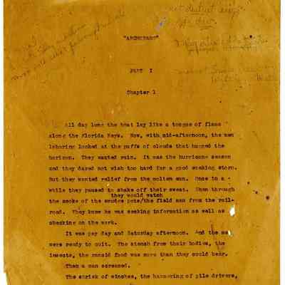 'Anchorage' Manuscript