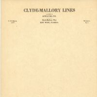 Clyde-Mallory Lines Letterhead