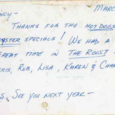 Handwritten note on the back of the photograph: © Key West Art & Historical Society