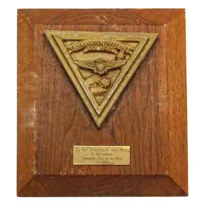 Commander Fleet Air Key West Plaque