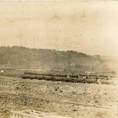 Panama Canal Construction at Gatun Locks