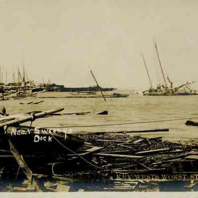 Hurricane Damage at Key West Waterfront