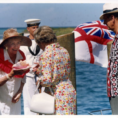 Queen Elizabeth II and Prince Philip at Dry Tortugas National Park