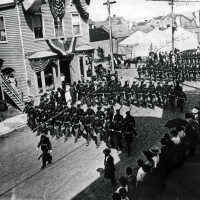Parade Celebrating Arrival of the First Florida East Coast Railway Train to Key West