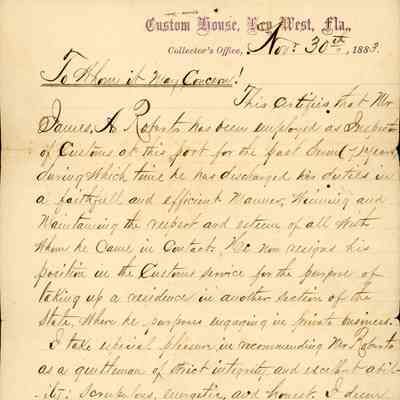 Letter of Recommendation