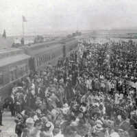 Arrival of the First Florida East Coast Railway Train to Key West