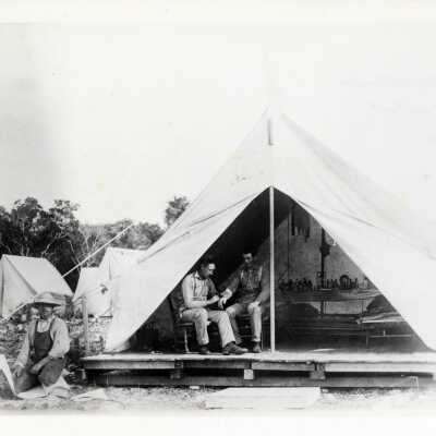 Florida East Coast Railway First Aid Tent