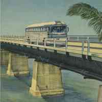 Bus on the Seven Mile Bridge