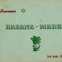 Habana Madrid Souvenir Photograph Folder