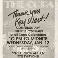 The Copa Advertisement