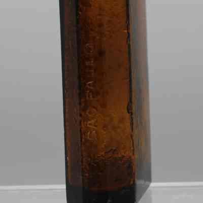 Brazilian Medicine Bottle Laboratorio Hepacholan: © Key West Art & Historical Society