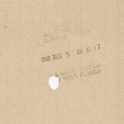 Bill of Material and Progress List: © Key West Art & Historical Society