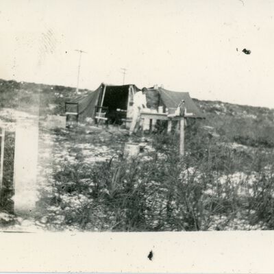 Man in Front of Tent