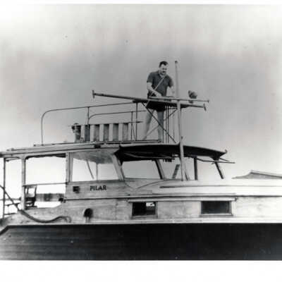 Ernest Hemingway Onboard Pilar