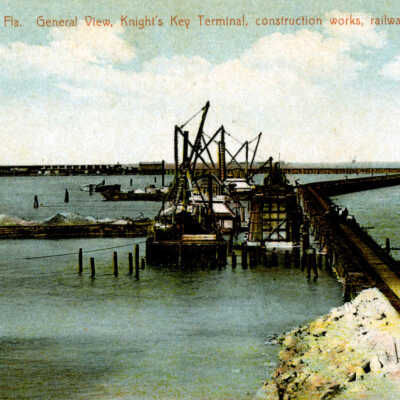 General View, Knights Key Terminal, Construction Works, Railway and Docks