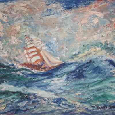 Square Rig Under Sail