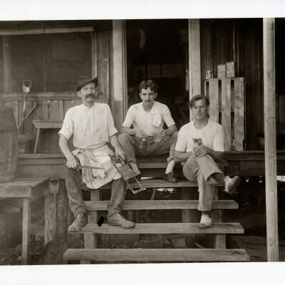 Butchers at Pigeon Key