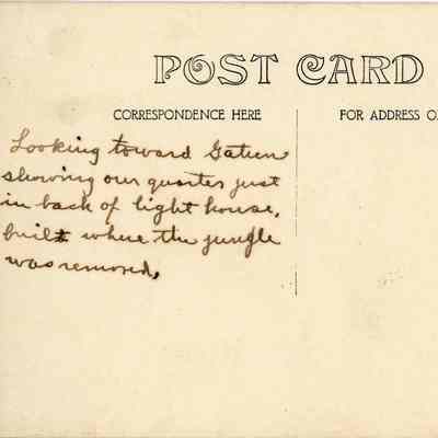 Verso of postcard: © Key West Art & Historical Society