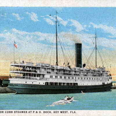Governor Cobb Steamer at P&O Dock, Key West, Fla.