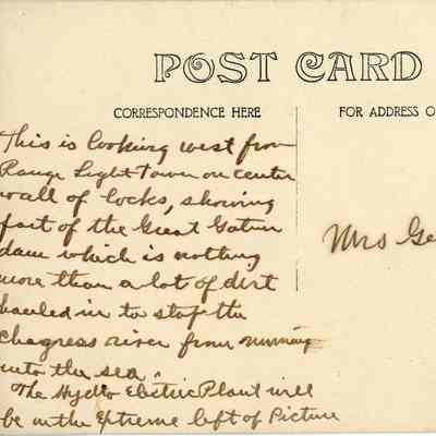 Verso of postcard: © Key West Art & Historical Society