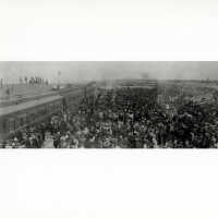 Arrival of the First Florida East Coast Railway Train to Key West