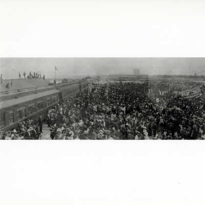 Arrival of the First Florida East Coast Railway Train to Key West
