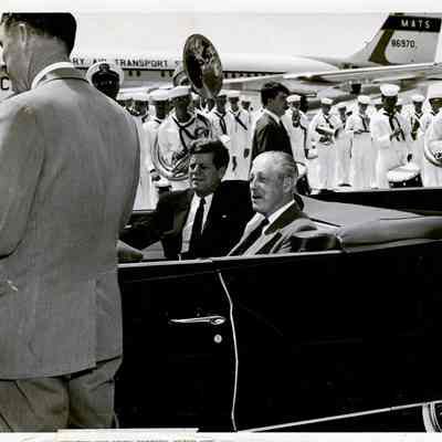John F. Kennedy and Harold Macmillan