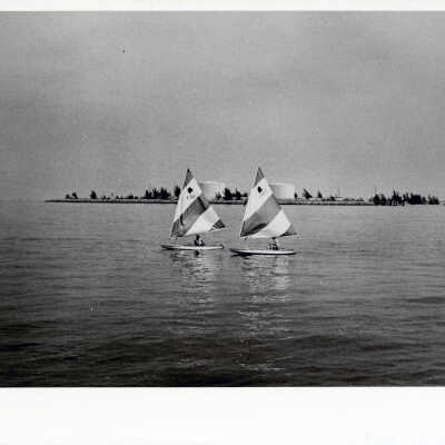 Sailboats Near Tank Island