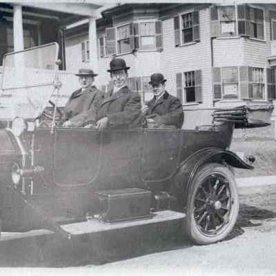 Unknown Men in a Car