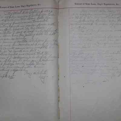 Enterprise Hose Company No. 2 Minute Book: © Key West Art & Historical Society