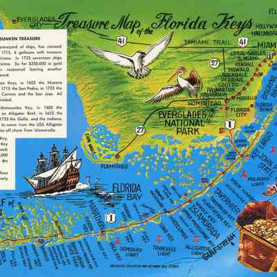 Treasure Map of the Florida Keys