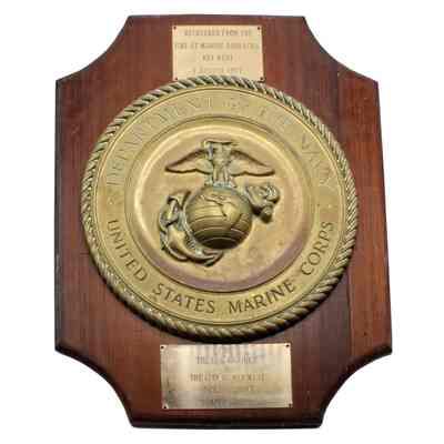 Marine Barracks US Naval Base Key West, Florida Plaque