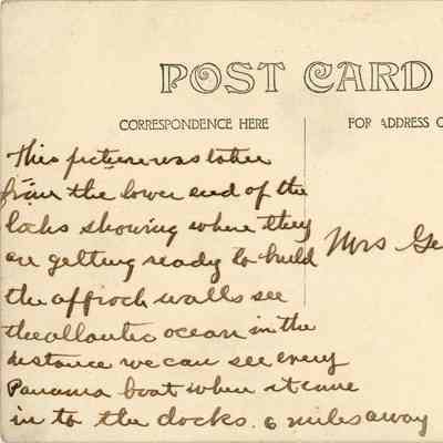 Verso of postcard: © Key West Art & Historical Society
