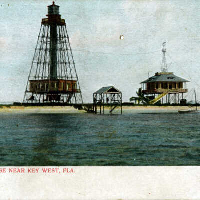 Sand Key Lighthouse Near Key West, Fla.
