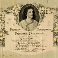 Primary Department Promotion Certificate