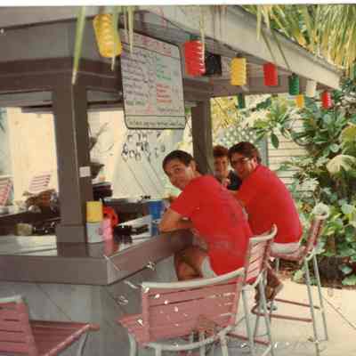 Patrons at a Bar in Key West