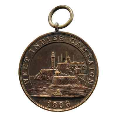 US Navy Spanish American War West Indies Campaign Medal