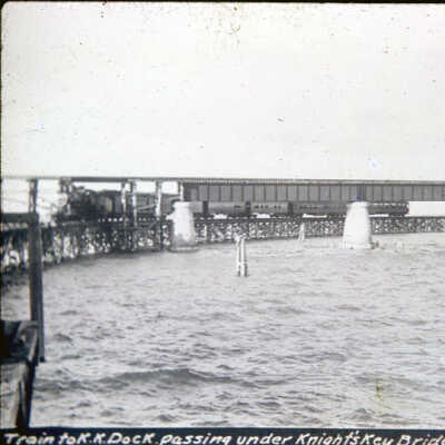Florida East Coast Railway Train Approaching Knights Key