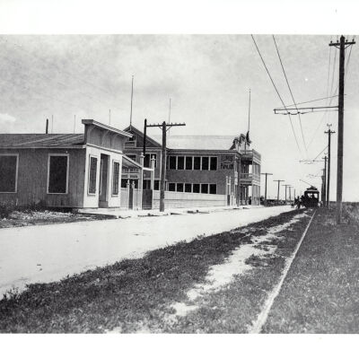 Trolley Pavilion on Flagler Avenue