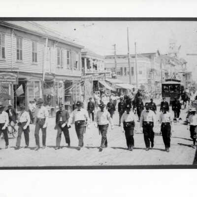 Parade Celebrating Arrival of the First Florida East Coast Railway Train to Key West