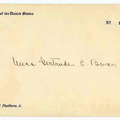 Congress of the United States Envelope