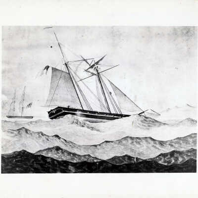 U.S.S. Shark Crossing the Bar off Lisbon