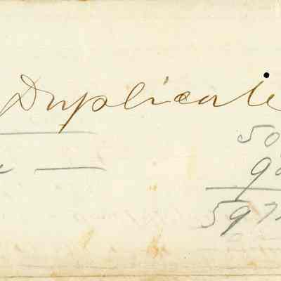 Expenditures Recapitulation: © Key West Art & Historical Society